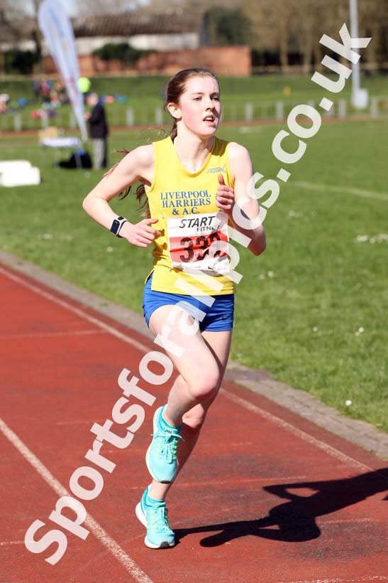 Girls Under-15s 5k Road Race, Stanley Park, Blackpool. Photo: David T. Hewitson/Sports for All Pics